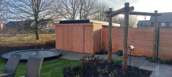 Berging met douglas rhombus