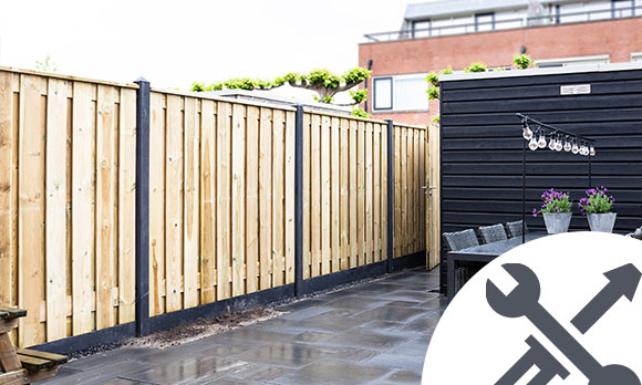Station donker Artiest Hout beton schuttingen: stevig en duurzaam! | Tuinafscheiding.nl