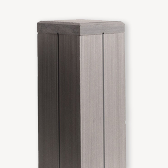 Duofuse composiet paal | stone grey
