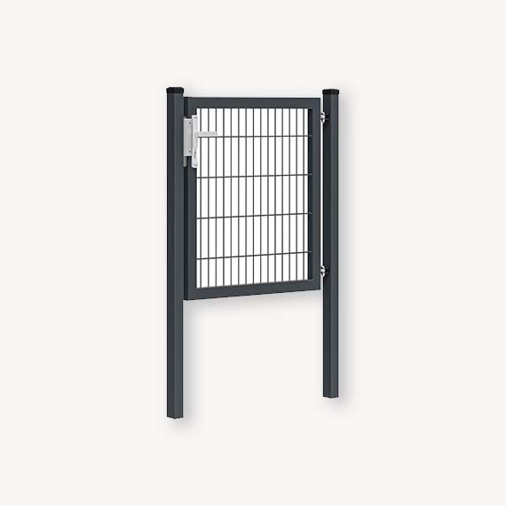 Tuinpoort metaal antraciet