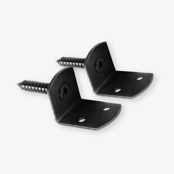 Schermsteun | zwart gecoat