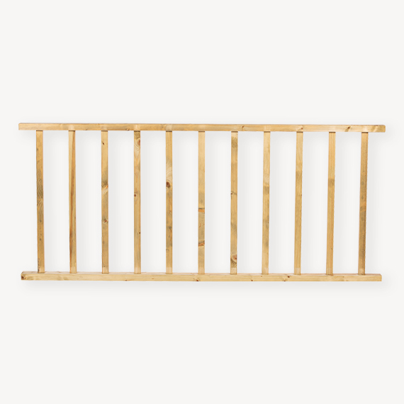 Tuinhek vuren spijlen