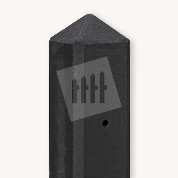 Betonpaal antraciet coating | 10x10 cm
