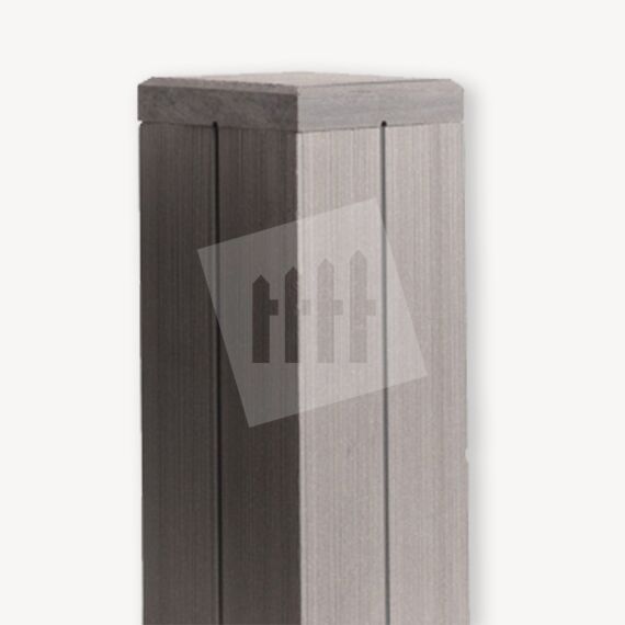 Duofuse composiet paal | stone grey