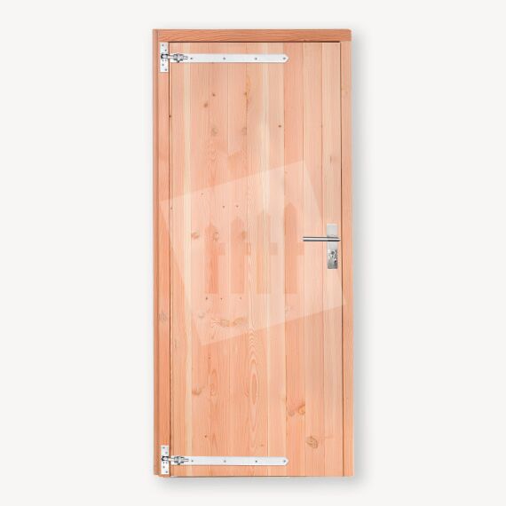 Douglas tuinhuis deur | enkel | verzinkt beslag