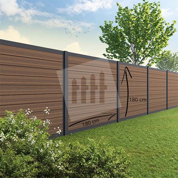 Velufence composiet schutting | Fiberdeck ipé brown
