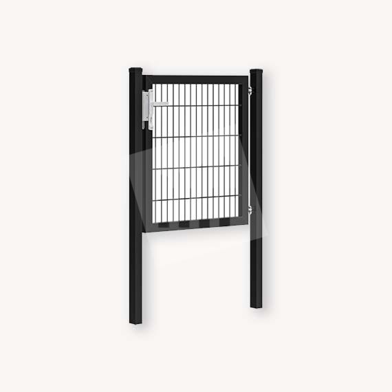 Tuinpoort metaal zwart
