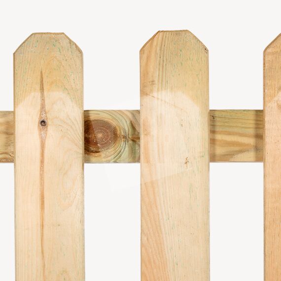 Zwart Houten Tuinhek Country 150 x 96 CM | Tuinhek 1 Meter Hoog