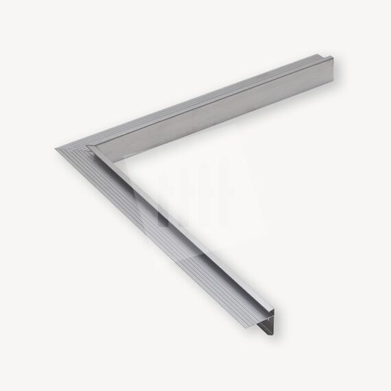 Daktrim binnenhoek aluminium | 4,5x4,5 cm