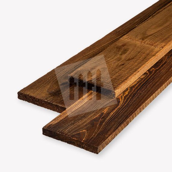 Douglas plank | ruw | bruin |  2x15 cm