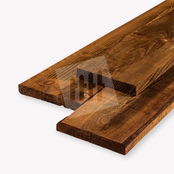 Douglas plank | ruw | bruin | 3x20 cm