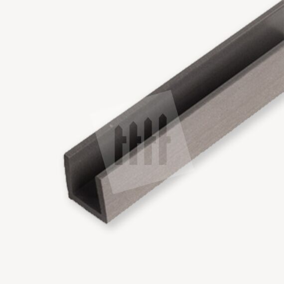 Duofuse composiet u-profiel | stone grey
