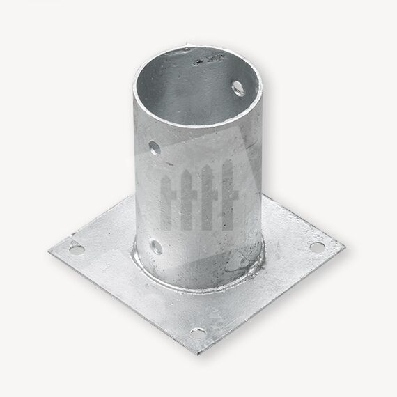 Paalhouder thermisch verzonken 71 x 71 x 750 mm - De Boer