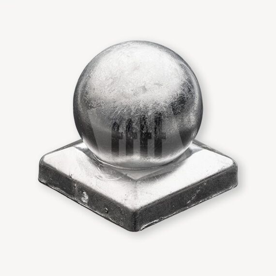 Paalkap bol verzinkt