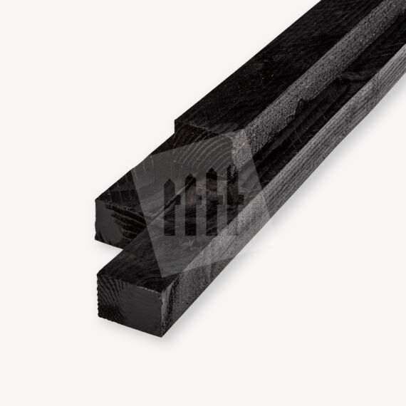 Douglas balk | ruw | zwart | 5x7 cm