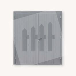 touw Absorberend Oorlogsschip Schuurdeur dubbel dicht | Tuinafscheiding.nl