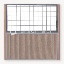 Hout beton schutting incl plaatsen