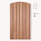 Schuttingdeur toog Solide hardhout 