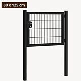Tuinpoort metaal zwart