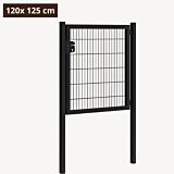 Tuinpoort metaal zwart