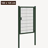 Tuinpoort metaal groen