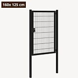 Tuinpoort metaal zwart