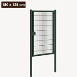 Tuinpoort metaal groen