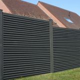 Tuinscherm Velufence triple | graphite black