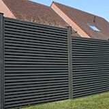 Velufence schutting composiet | Duofuse graphite black triple