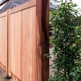 Dichte poort | Dubbele deuren | 125 cm | 125 cm