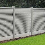 Velufence schutting composiet | Duofuse stone grey | triple