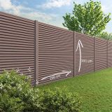 Tuinscherm Velufence triple | tropical brown