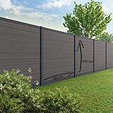 Velufence composiet schutting | Fiberdeck dark grey