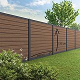 Velufence composiet schutting | Fiberdeck ipé brown
