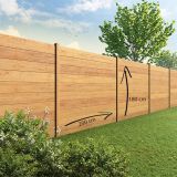 Tuinscherm Velufence | douglas | houten palen