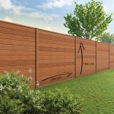 Tuinscherm Velufence | bankirai | houten palen