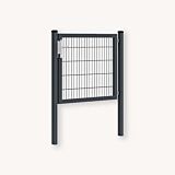Tuinpoort metaal antraciet
