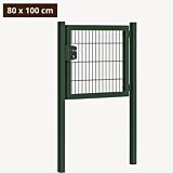 Tuinpoort metaal groen