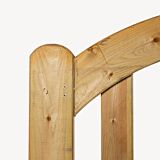 Tuinhekdeur hout toog deluxe