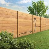 Tuinscherm Velufence | douglas | houten palen