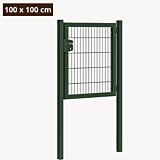 Tuinpoort metaal groen