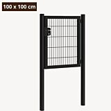 Tuinpoort metaal zwart