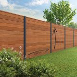 Tuinscherm Velufence | bankirai | aluminium palen