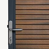 Tuindeur composiet Velufence | teak brown triple