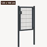 Tuinpoort metaal antraciet