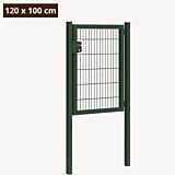 Tuinpoort metaal groen