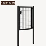 Tuinpoort metaal zwart