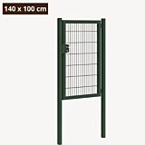 Tuinpoort metaal groen