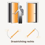 Schuttingdeur toog Solide hardhout 