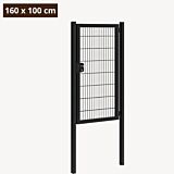 Tuinpoort metaal zwart